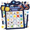 Leezead Space Bingo Game, 24 Players Outer Space Bingo Cards