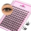 CC 문칼리 내추럴 속눈썹 클러스터 위스피 요정 연장 10-16MM CC
