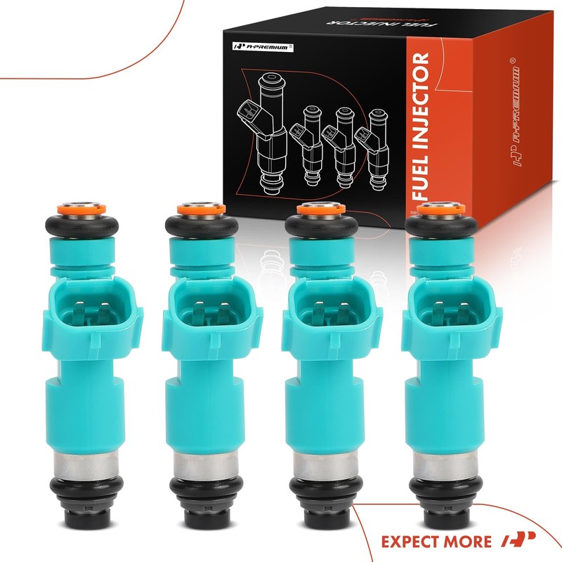 A-Premium Set of 4 Fuel Injectors Compatible with Nissan Sentra