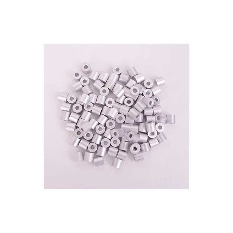 HIGOOD Wire Rope Stop Sleeve, for Wire Rope Dia. 3/32",