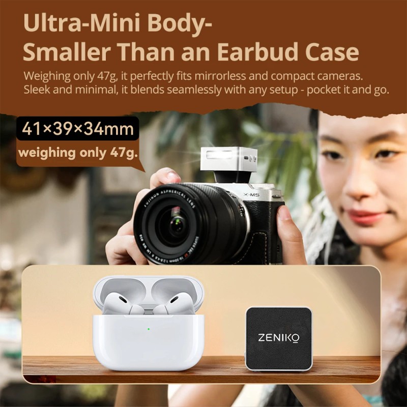 Local Stock Zeniko XF04 ZF08 Mini Camera Flash Light Rechargeable