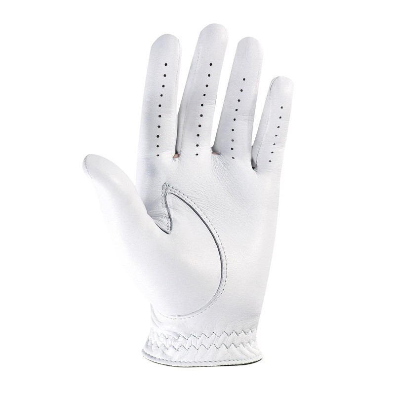 FootJoy Staysoff Women's Golf Gloves, White, 7.9 inches (20 cm),