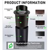 [6 Pack] CLOUDY BAY 9W Well Lights Landscape LED In