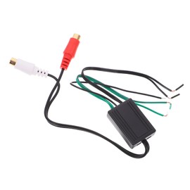 DRESSOOS Speaker Wire High to Low Line Output Converter for Subwoofer Easy Installation Compatible with Amplifiers and Stock Stereos Ideal for Upgrading