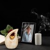 Teardrop urn in Small and Mini Teardrop Urns (Golden White
