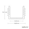 INNOVATE LED Profile 2 m, LED Aluminium Profile, Mounting Profile