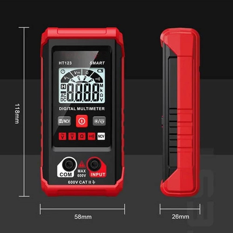 Ht Automatic Digital Multimeter,Tm-510 4000 Counts Smart Digital Multimeter,Digital Display