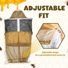 Three Layer Ventilated Beekeeping Veil in Round (Khaki)
