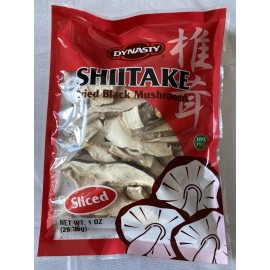 Dynasty DRIED SHIITAKE BLACK MUSHROOMS SLICED  28.35g/1oz  FREE SHIPPING! DYNASTY BRAND