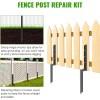 ATCWF 2-Pack 2" Fence Repair Kit - 34in Heavy Spikes