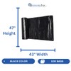 Black LDPE Coreless Trash Bags - 43"x47" - 100 Bags