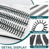 15 Pcs Plastic Binding Combs, 30 Holes, 28 * 10mm/13mm/16mm