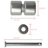 zhi-109350 4 Sets Rollers Pins Washers Rings Replacement for GMNR925