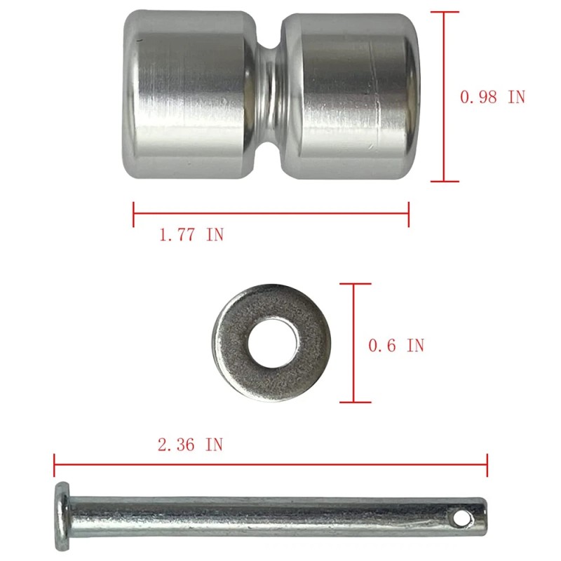 zhi-109350 4 Sets Rollers Pins Washers Rings Replacement for GMNR925