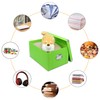 Guozi Collapsible Decorative Storage Box with Lid & Metal Handles