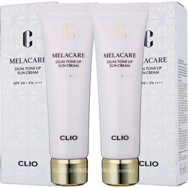 Clio Melacare Dual Tone-up Sunscreen 40ml x2 / 클리오 멜라케어 듀얼 톤업 선크림 40ml x2개