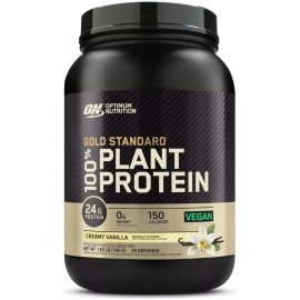 Optimum Nutrition GOLD STANDARD 100% PLANT PROTEIN 1.5 lb FREE SHIP! - Vanilla