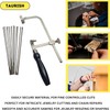 German Style Adjustable Jewelers Saw Frame with 144 Assorted Blades