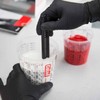 Colad Disposable Clear Solvent Resistant Paint Cups with Printed Mixing