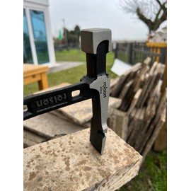 Rolson 10435 Solid Forged Brick Hammer, Black, Metallic, Yellow, 20 oz (560g)