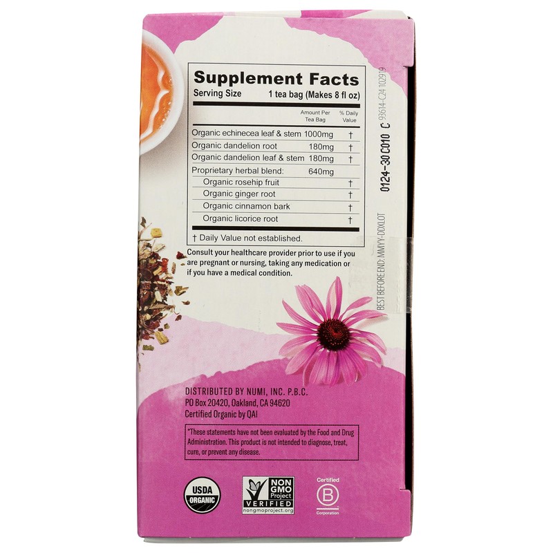 NUMI Organic Immune Boost Tea, 16 CT