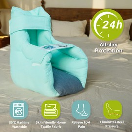 EZSLINGGLIDE Heel Protectors for Pressure Relief & Wound Care-Prevent Bedsores, Heel Pressure Sores & Deep Tissue Injuries(Green, 1 PC)