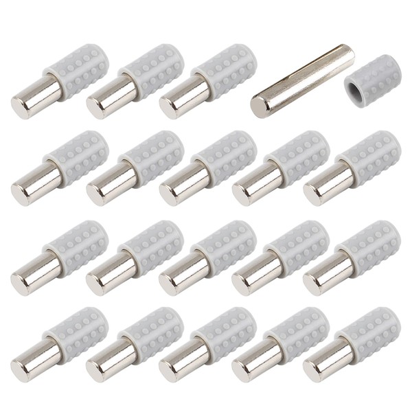 Pack of 20 Shelf Brackets, Diameter 6 mm x 22