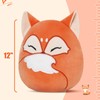 Glow Guards 12-Inch Red Fox Plush Pillow Cute Fox Stuffed