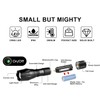 HinsGEAR 1 Mode Flashlights 4 Pack, Super Bright Zoomable LED
