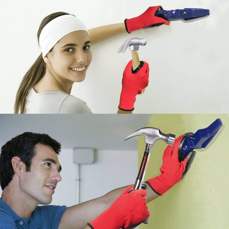 VIWIEU Nail Holder for Hammering Safety Plastic Pliers, Finger Protective