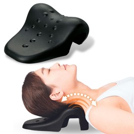 コモライフ(Comolife) 首肩伸ばせる やわらかクッション クッション 首枕 腰枕 首まくら 18個の突起付き 2WAY すきま時間 デスクワーク リビング オフィス 肩 腰 【約25×22×高さ10cm】