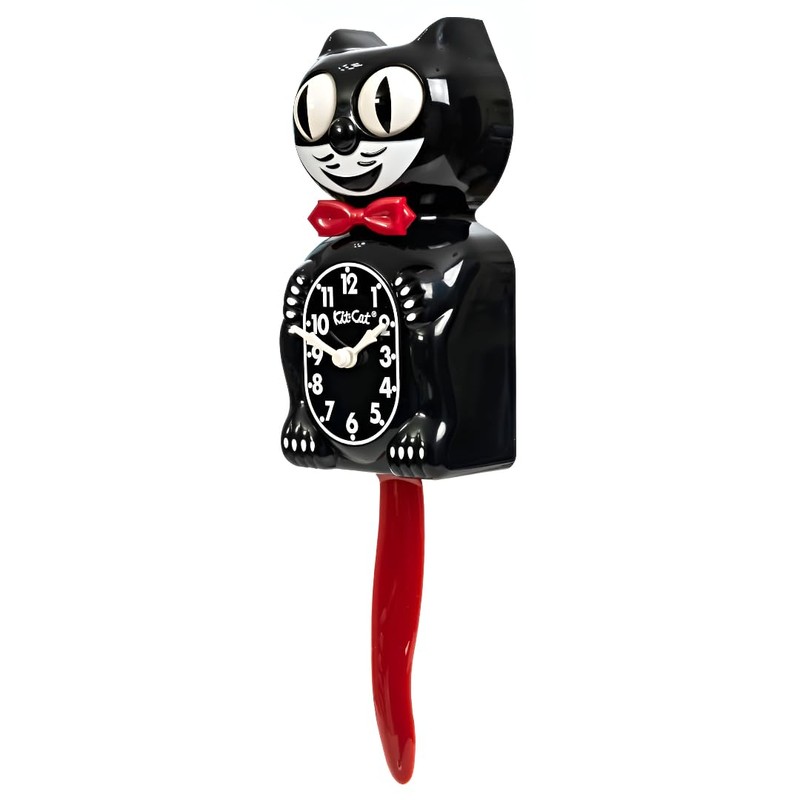 Kit Cat Klock Gentlemen (Crimson Royale) - Retro Cat Clock