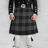 Magnificent Sport Grey Watch Tartan Kilt Men’s Scottish Kilt with