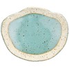 Mino Ware 589-01 Coffee Bowl Plate, Hitokiln, Blue