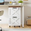 HOOBRO 2 Drawer File Cabinet with Lock, Under Desk Mobile