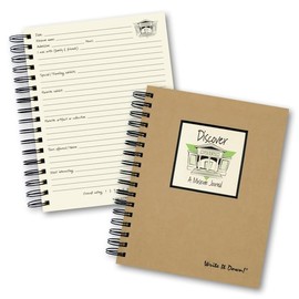 Write it Down series by Journals Unlimited, Guided Journal, Discover, A Museum Journal, Full-size 7.5"x9", Kraft Hard Cover, Made in USA