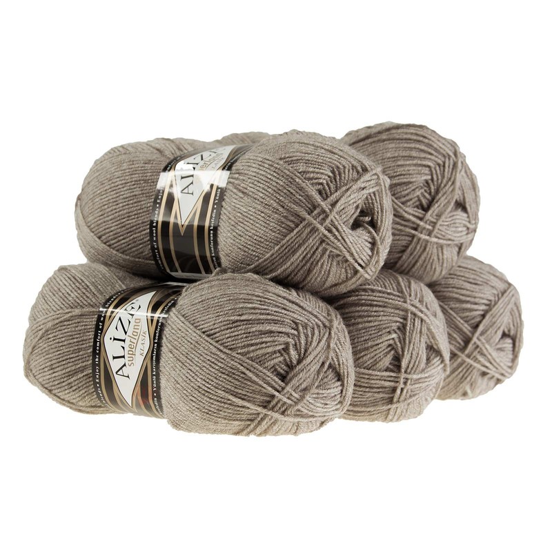 Alize Super Lana Klasik 25% Wool 100g Knitting Yarn #