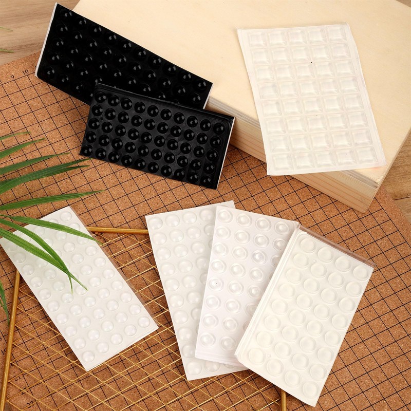 304pcs Bump Dots for Visually Impaired, Rubber Adhesive Bumper Dots