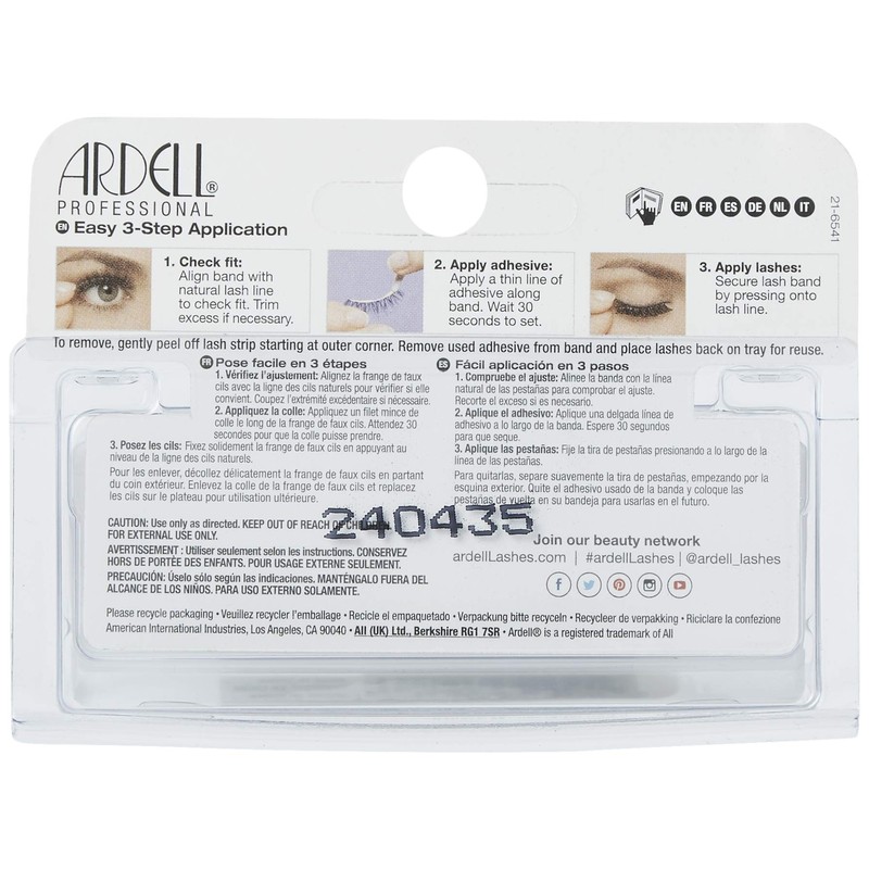 Ardell False Lashes Invisibands Wispies Black