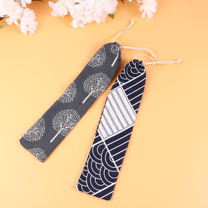 Straw Carrying Case - 5 Packs Pouch , Reusable Straws