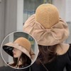 Summer Women's Sun Visor Beach Hat Foldable Sun Hat Wide