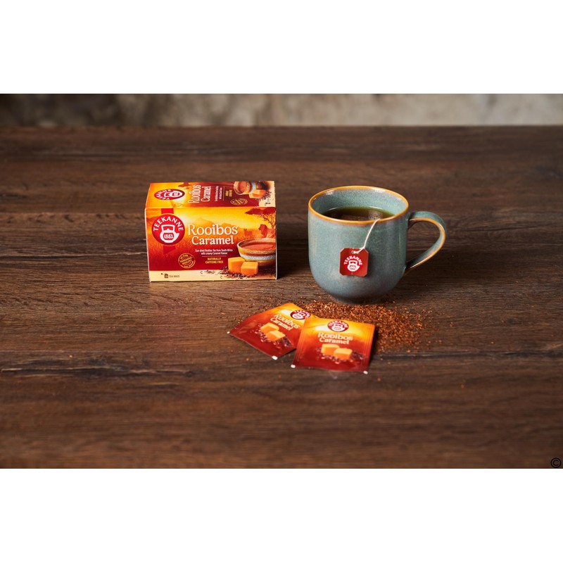 Teekanne Rooibos Refined with Caramel Infusion Tea Sun Dried Rooibos