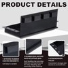 Tandefio 2 Pcs 12" Magnetic Tool Box Tray with Screwdriver