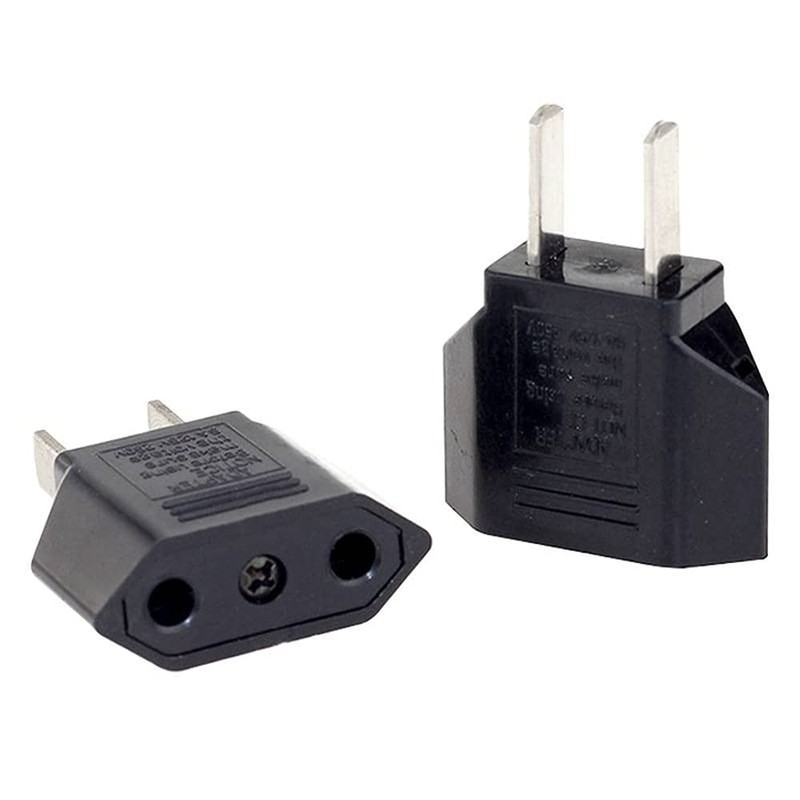 GRLRCR EU Europe to US USA America Travel Plug Adapter