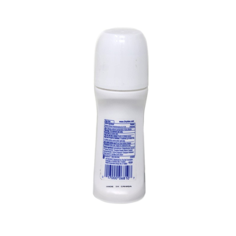 Dry Idea Anti-Perspirant Deodorant Roll-On Unscented 3.25 oz (Pack of