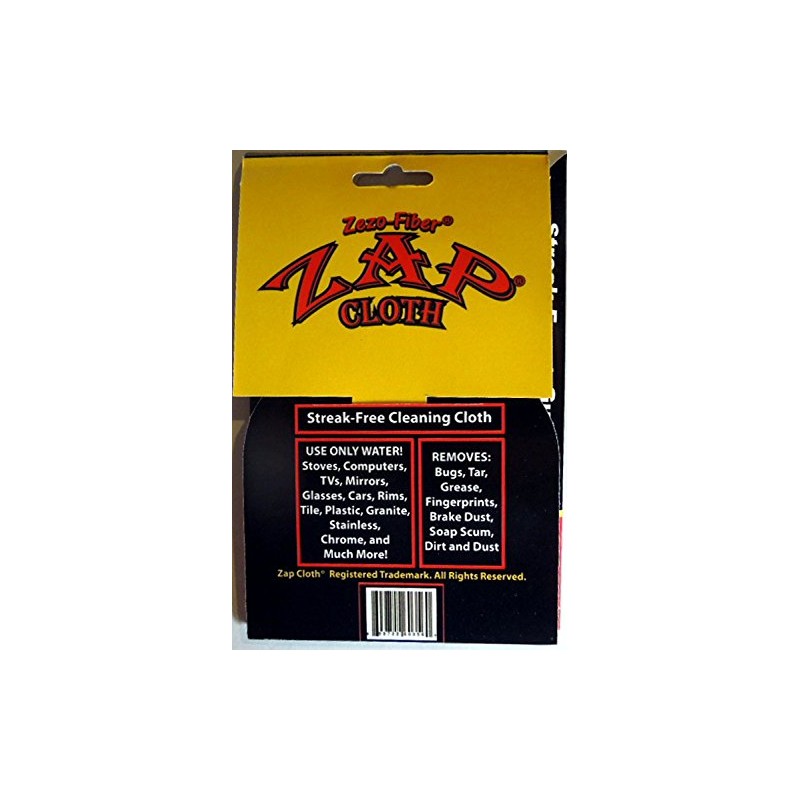 ZAP Cloth Streak Free Cleaning Cloth 2-Pack