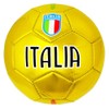 Football for Training or Game, Colour Gold, Italy Coat of
