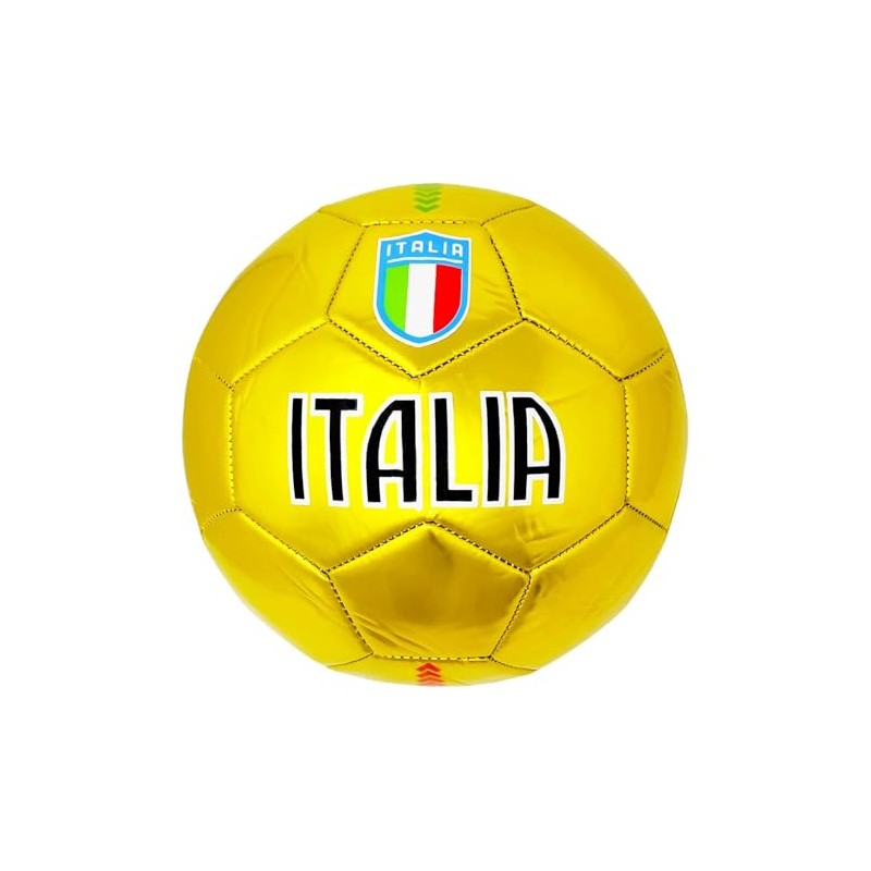 Football for Training or Game, Colour Gold, Italy Coat of