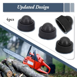4Pcs 107512-01 Oil Cap Bulb Assembly Replacement for MTD Remington Pole Saw Pruner Electric Chainsaw 631-04381 079084-01
