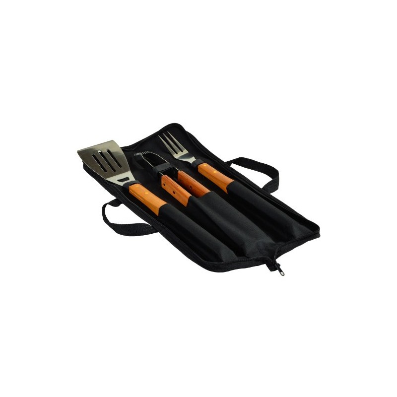 Picnic at Ascot 3 Piece BBQ Tool Set with Wood